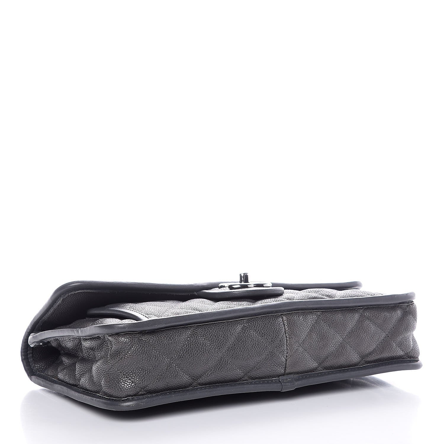 Chanel Caviar Quilted Medium French Riviera Flap Dark Grey 5 of 8