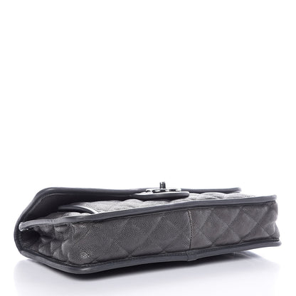 Chanel Caviar Quilted Medium French Riviera Flap Dark Grey 5 of 8