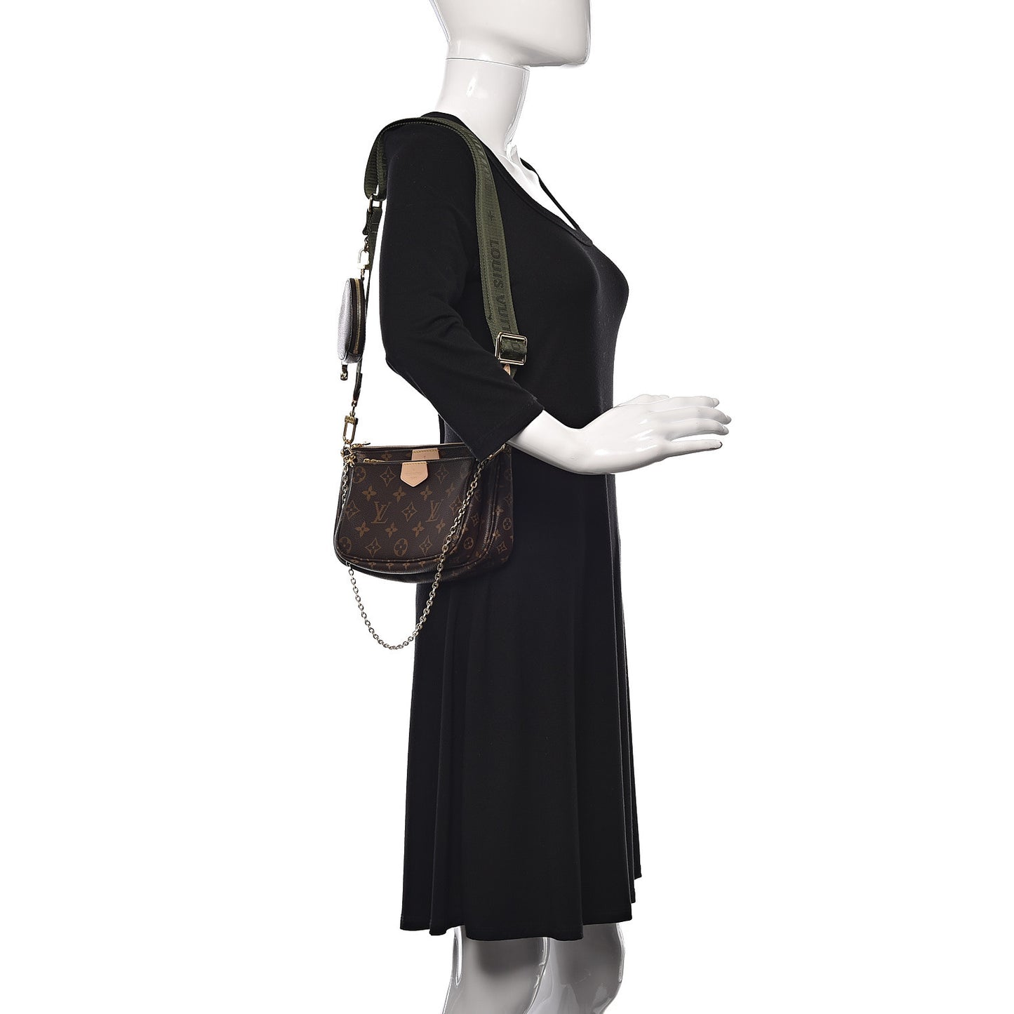 Monogram Multi Pochette Accessories Kaki