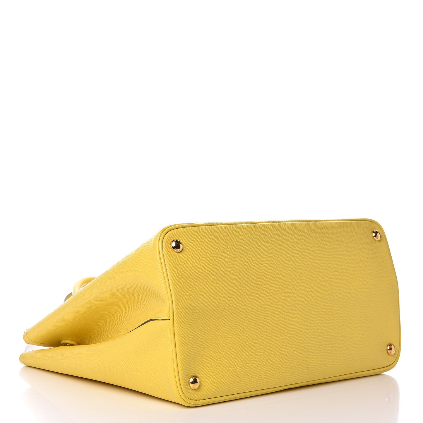 Saffiano Cuir Large Double Bag Soleil