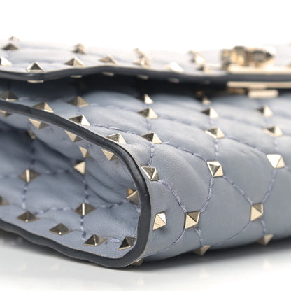 Valentino Garavani Nappa Rockstud Spike Wallet on Chain Nube 6 of 11