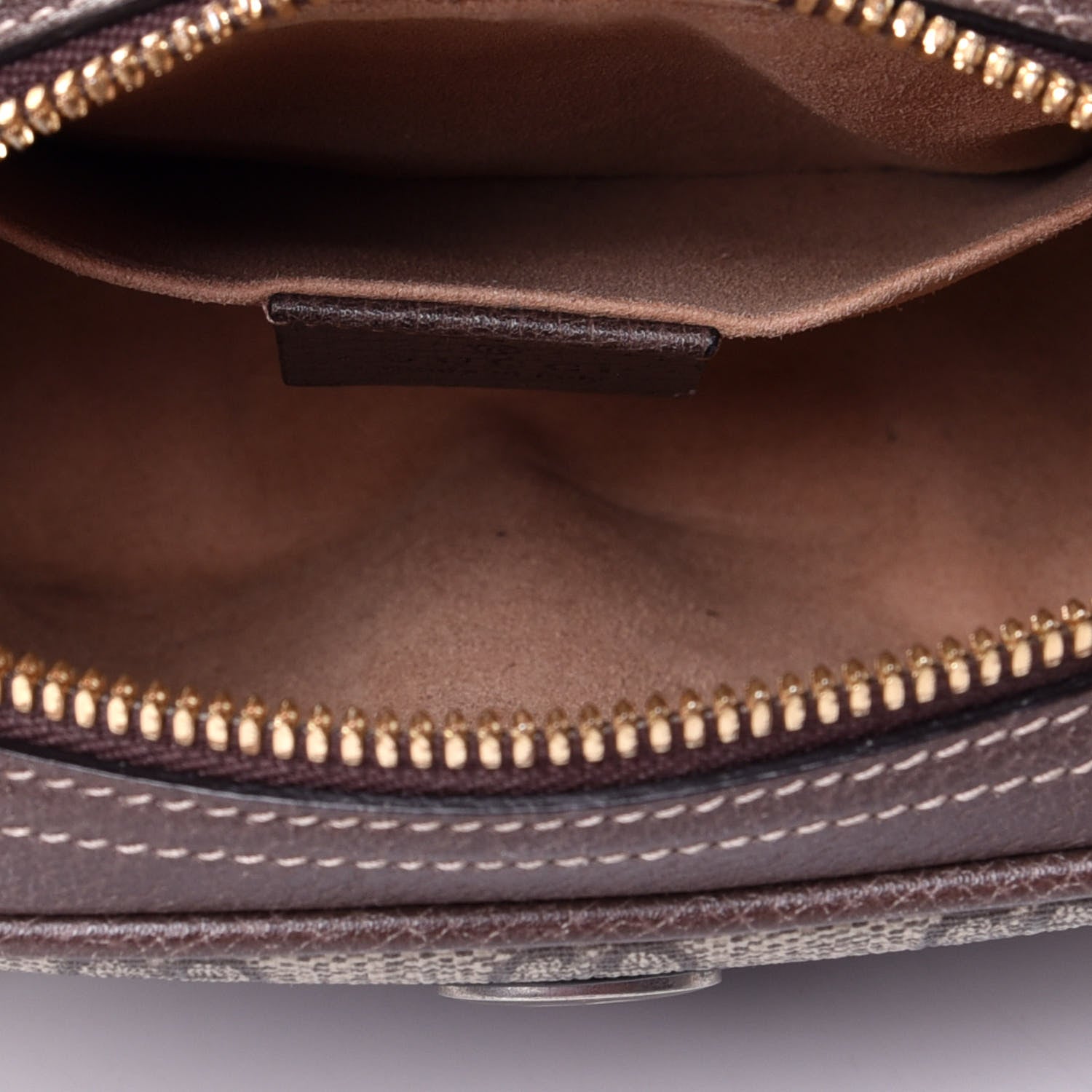 Gucci GG Supreme Monogram Small Ophidia Belt Bag 95 38 Dark Brown 4 of 6
