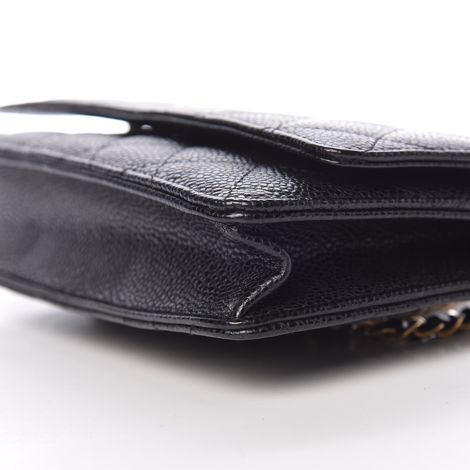 Chanel Caviar Quilted Wallet On Chain WOC Black 10 of 11