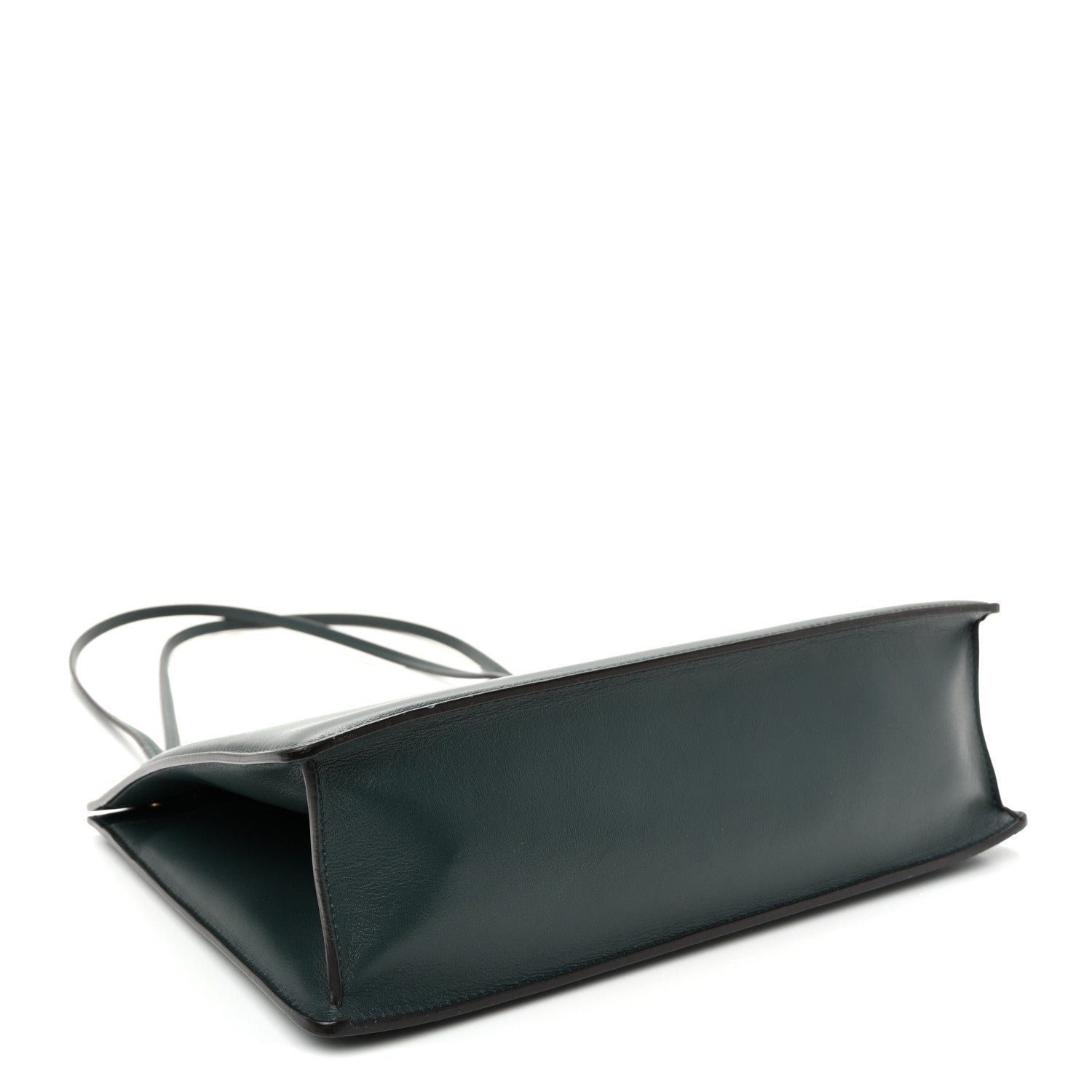 Celine Smooth Calfskin Medium Clasp Shoulder Bag Forest 4 of 10