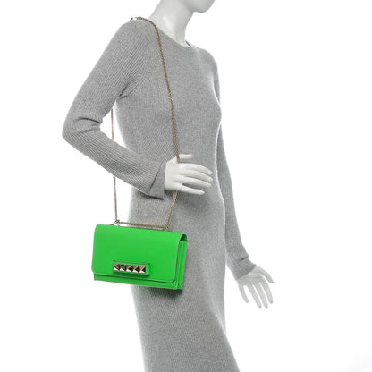 Valentino Garavani Nappa Va Va Voom Shoulder Bag Green Fluo 2 of 6