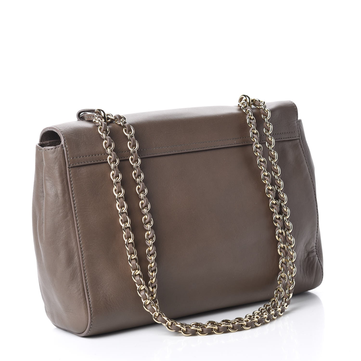 Mulberry Natural Calfskin Medium Lily Flap Clay 3 of 11