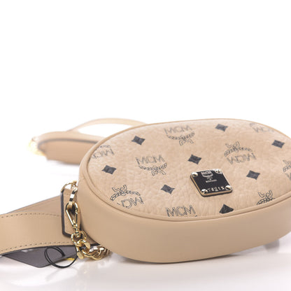 MCM Visetos Small Essential Belt Bag Beige 9 of 11