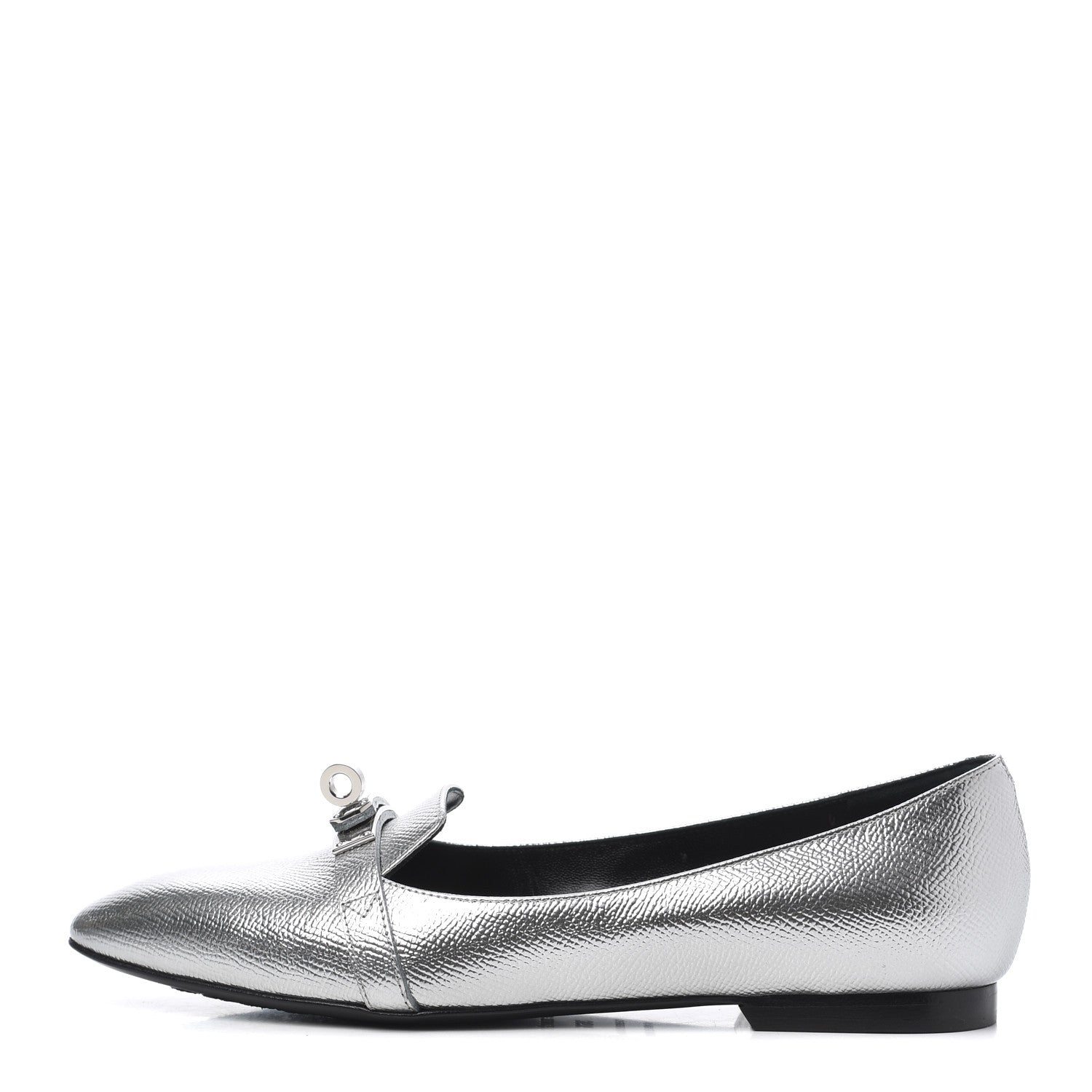 Hermes Epsom Pegase Ballerina Flats 36.5 Metalisse 1 of 13