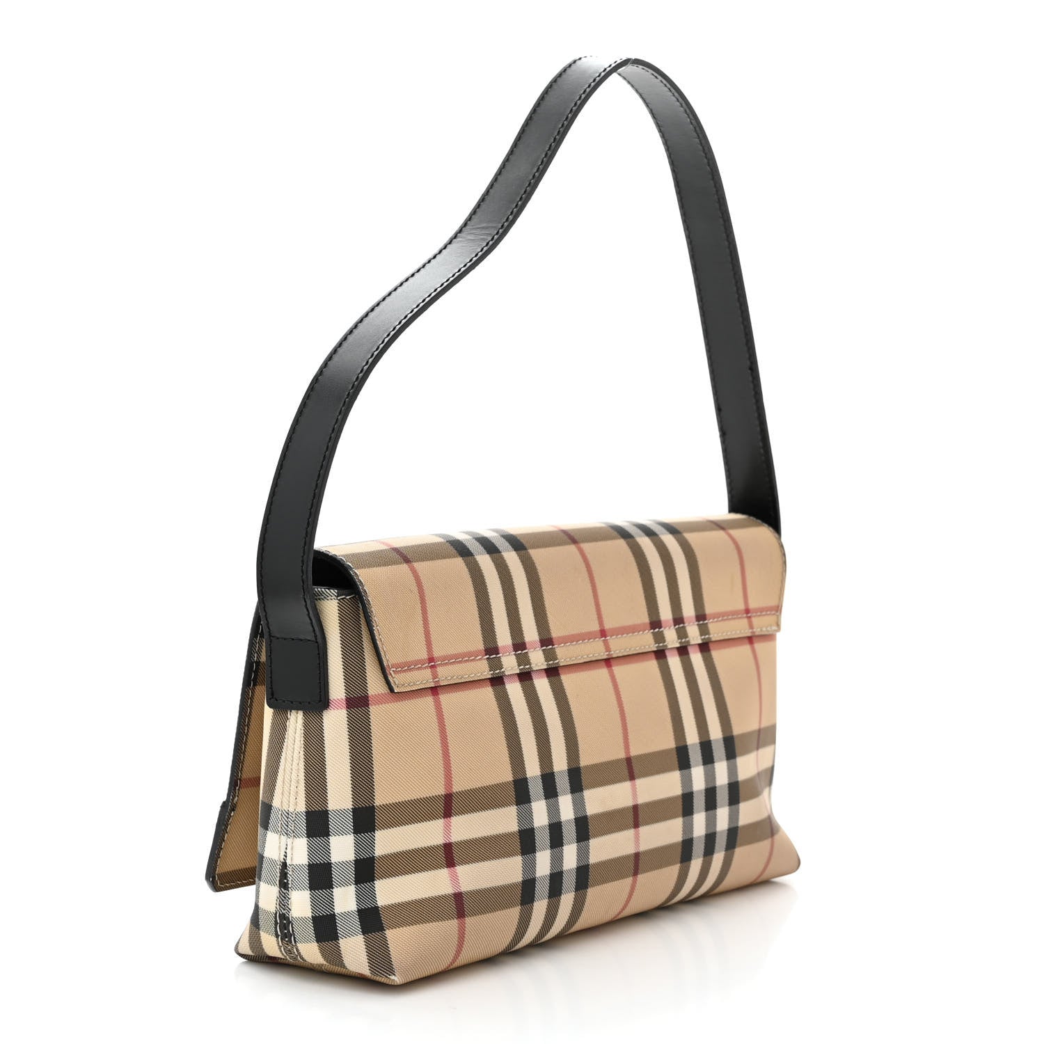 Burberry House Check Flap Shoulder Bag Black 3 of 14