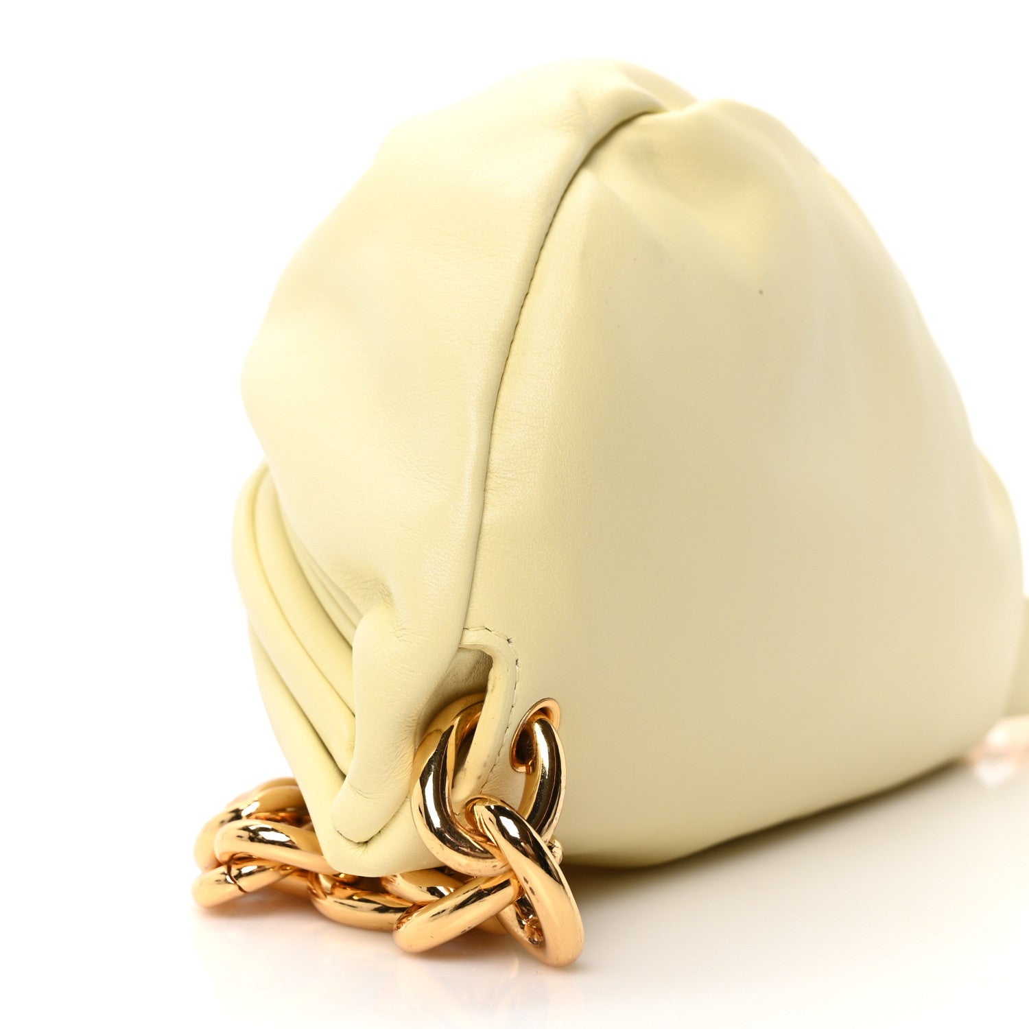 Bottega Veneta Nappa The Belt Chain Pouch Ice Cream 8 of 9