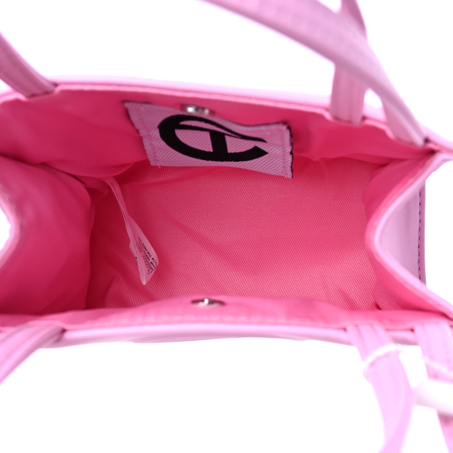 Telfar Vegan Leather Small Shopping Bag Bubblegum 5 of 9