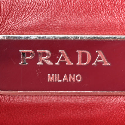 Prada Saffiano Soft Sound Shoulder Bag Rosso 6 of 10