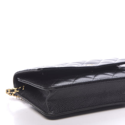 Chanel Caviar Quilted Wallet On Chain WOC Black 8 of 9