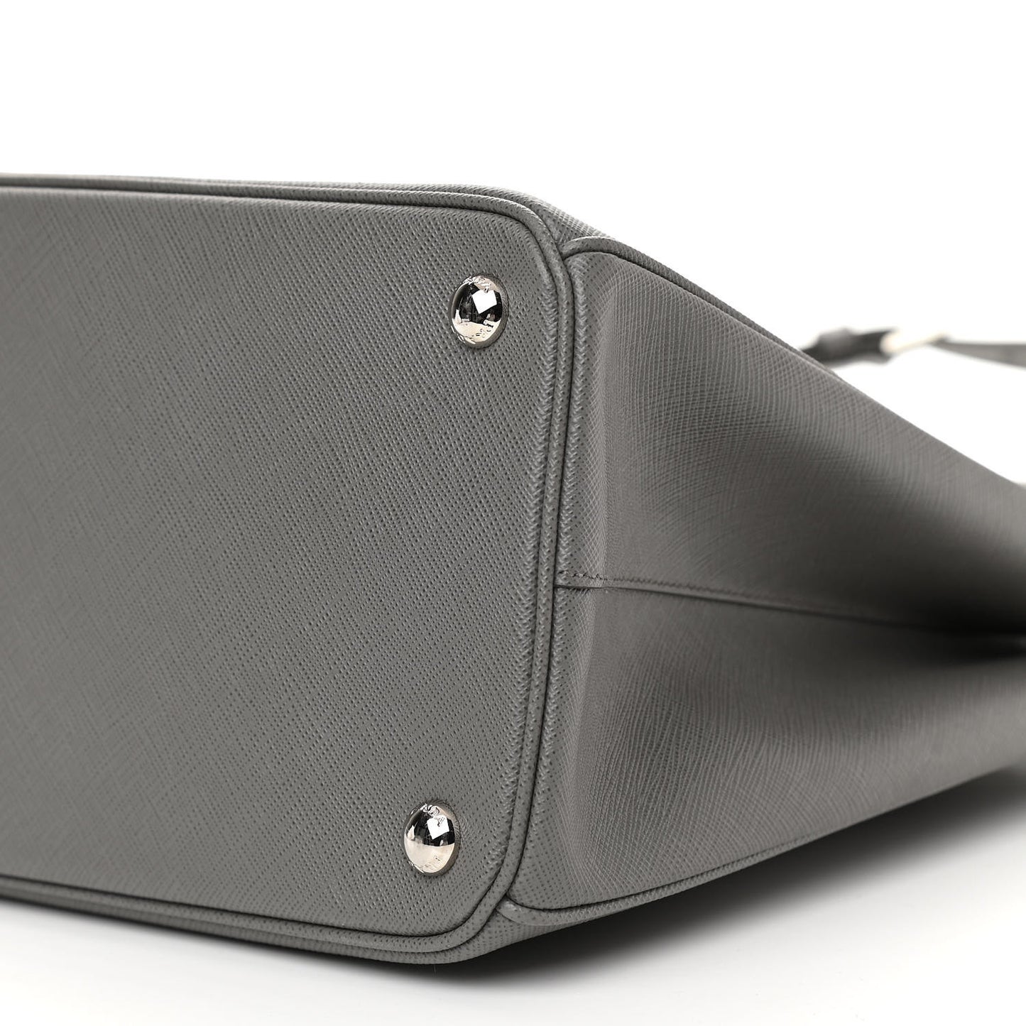 Saffiano Lux Large Galleria Double Zip Tote Marmo