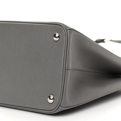 Prada Saffiano Lux Large Galleria Double Zip Tote Marmo 10 of 10