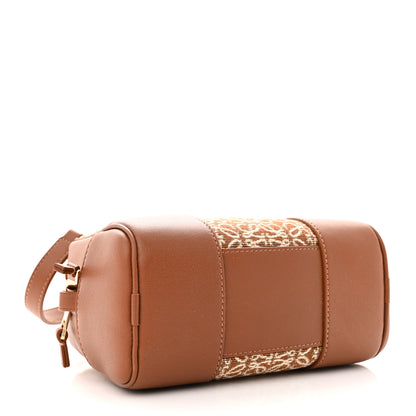 Loewe Jacquard Anagram Calfskin Mini Amazona 16 Square Bag Tan 4 of 9
