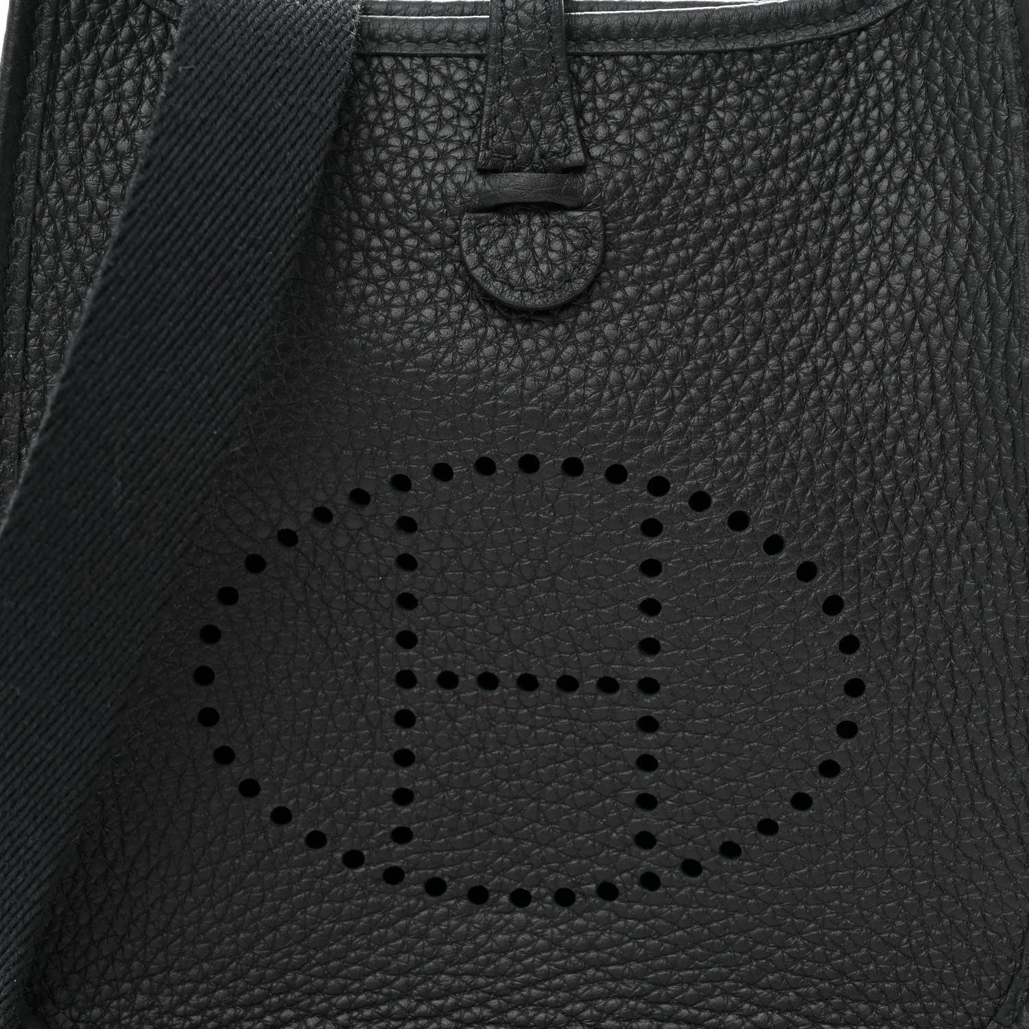 Hermes Taurillon Clemence Evelyne TPM Black 8 of 11