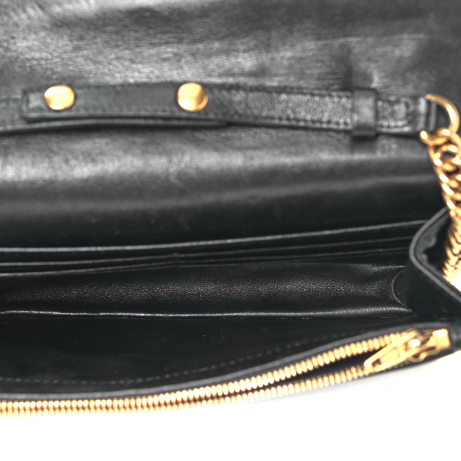 Balenciaga Satin Jacquard Logo Matelasse BB Wallet On Chain Black 5 of 8