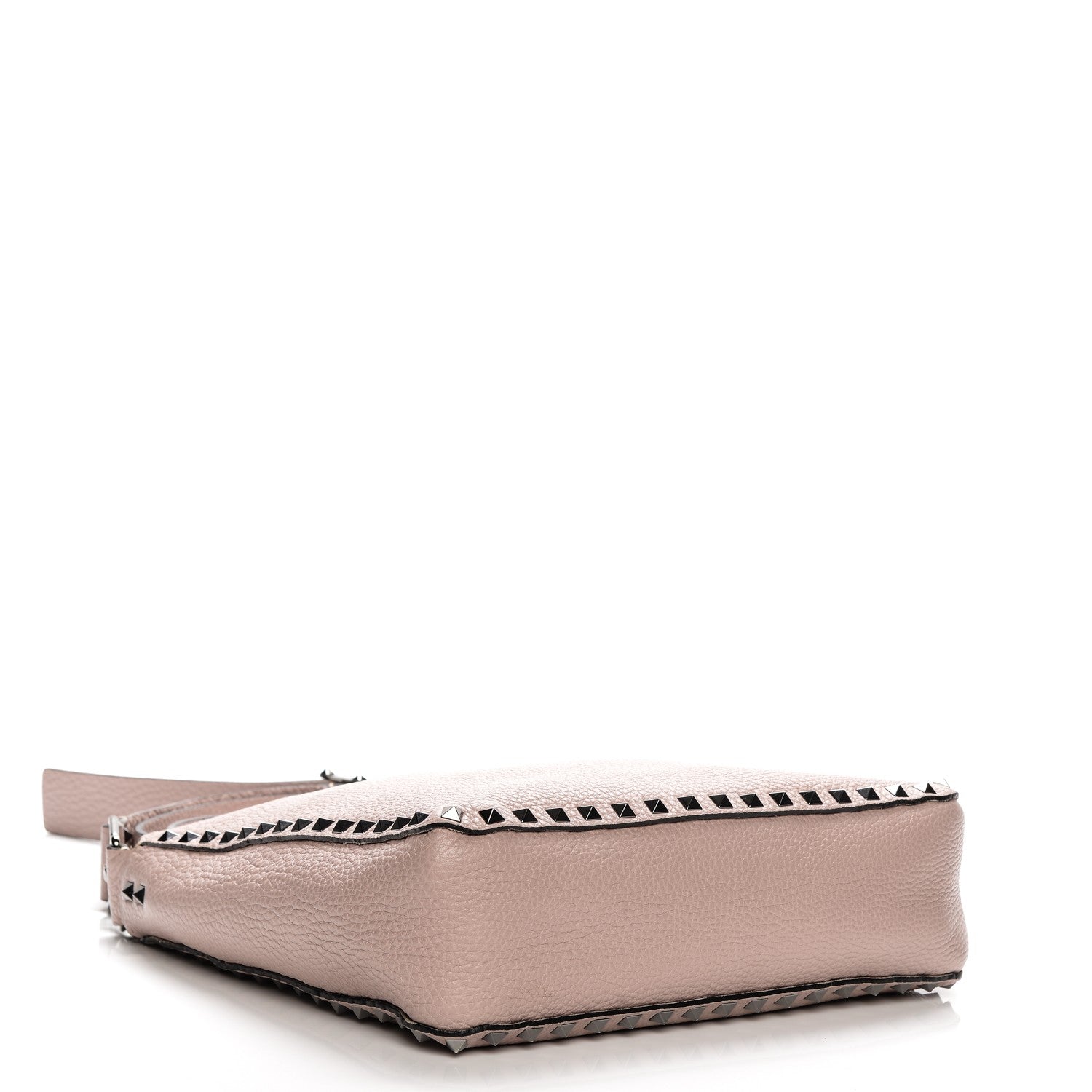 Valentino Garavani Pebbled Calfskin Small Rockstud Flip-Lock Messenger Bag Poudre 4 of 8
