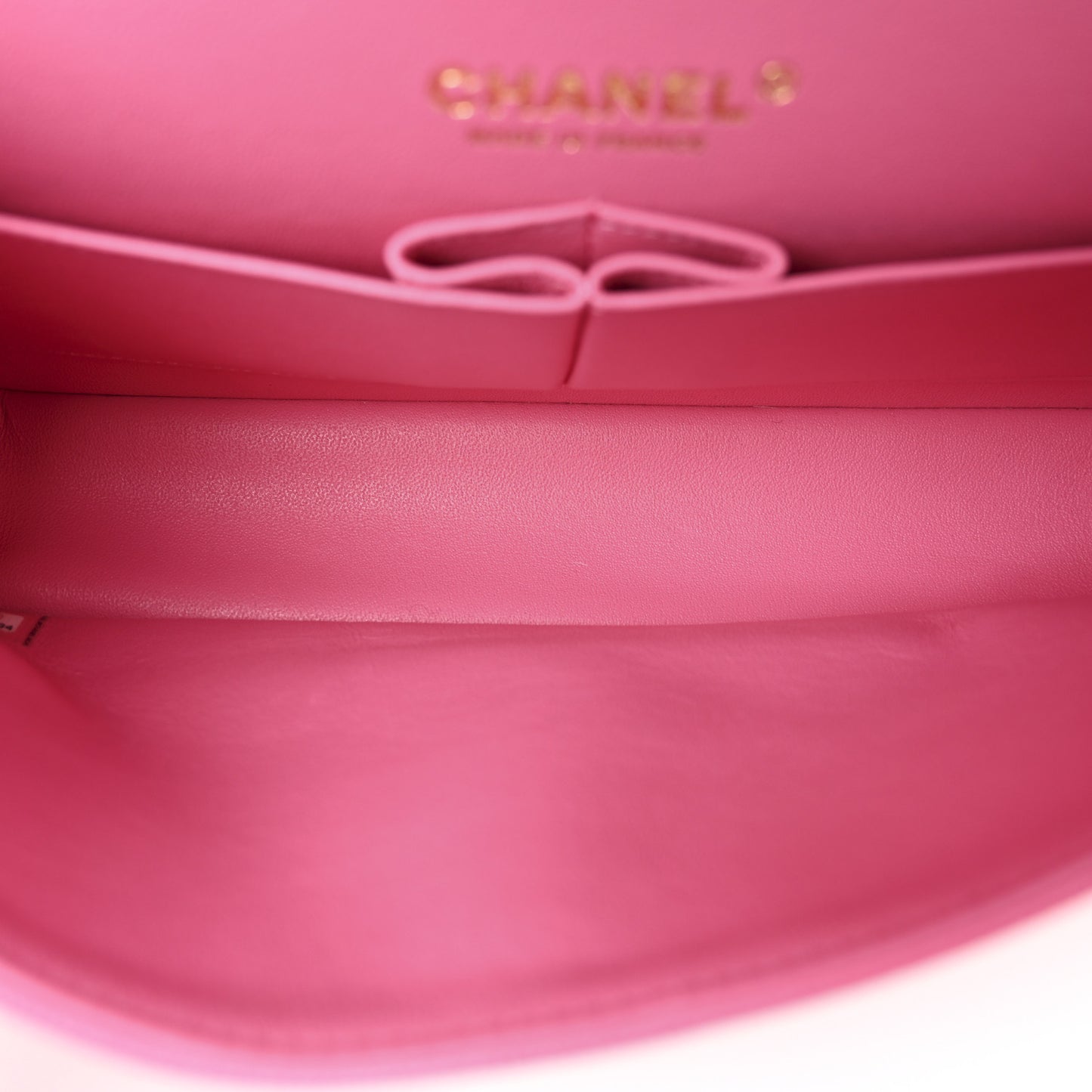Caviar Quilted Medium Double Flap Pink
