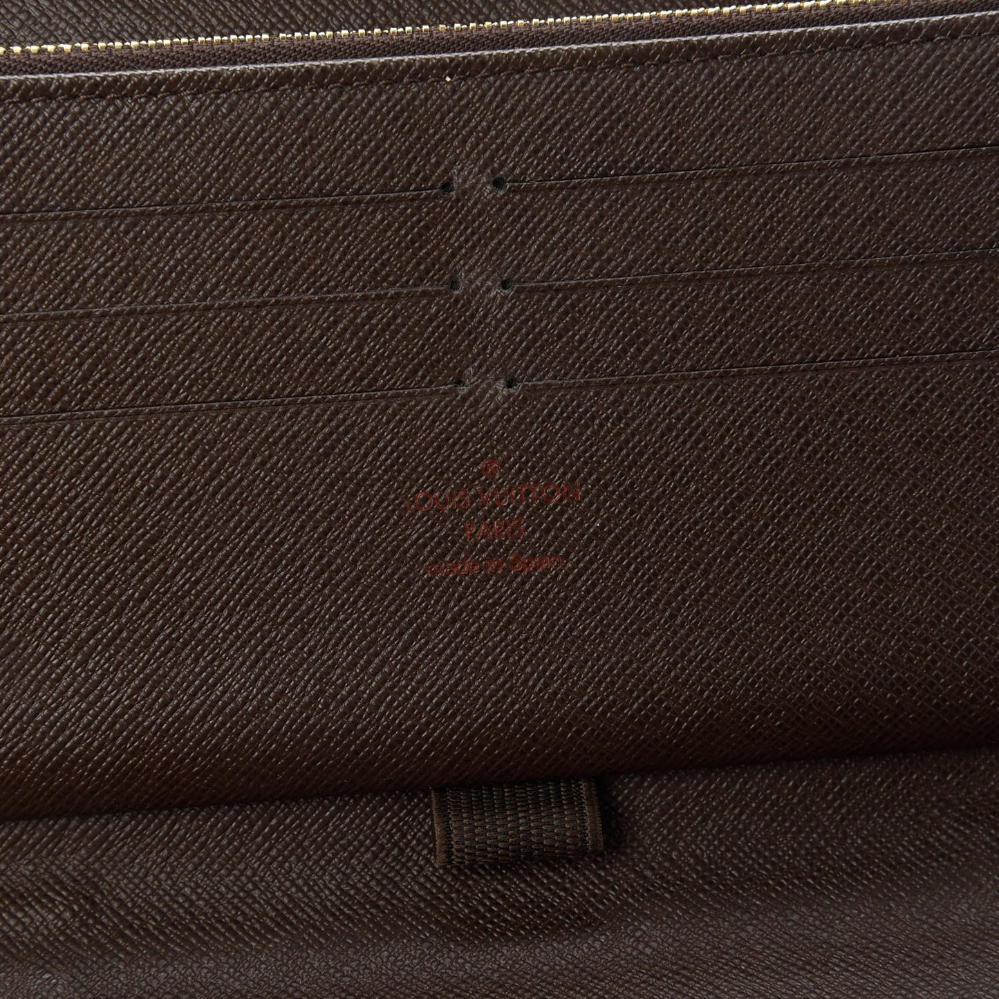Damier Ebene Zippy Organizer Wallet