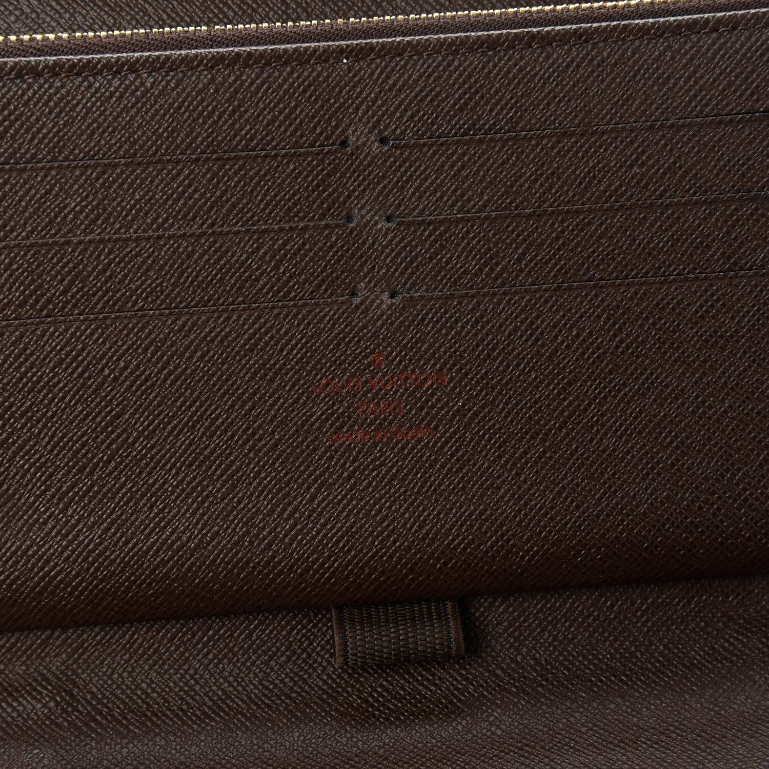 Louis Vuitton Damier Ebene Zippy Organizer Wallet 8 of 11