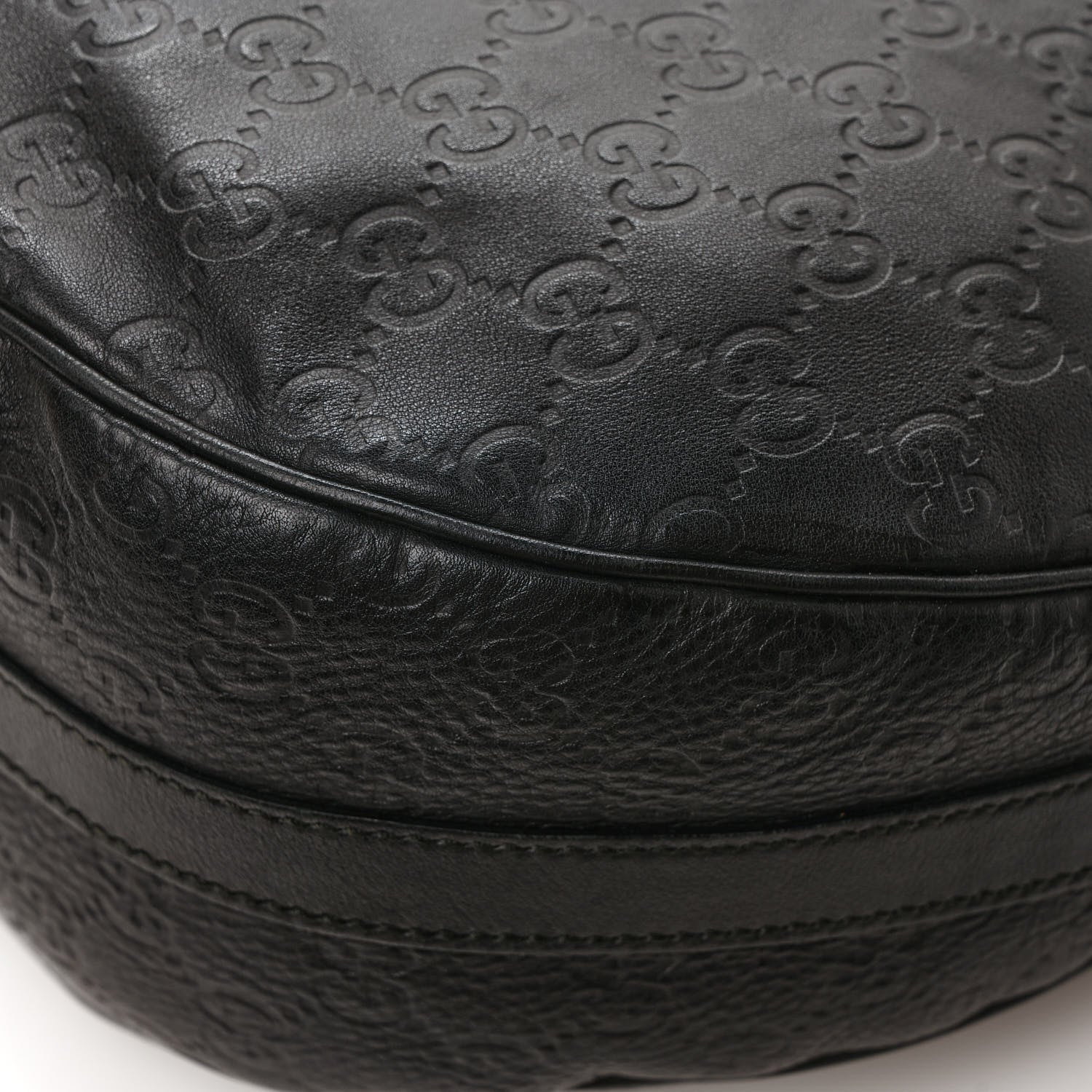Gucci Guccissima Medium GG Twins Hobo Black 11 of 14