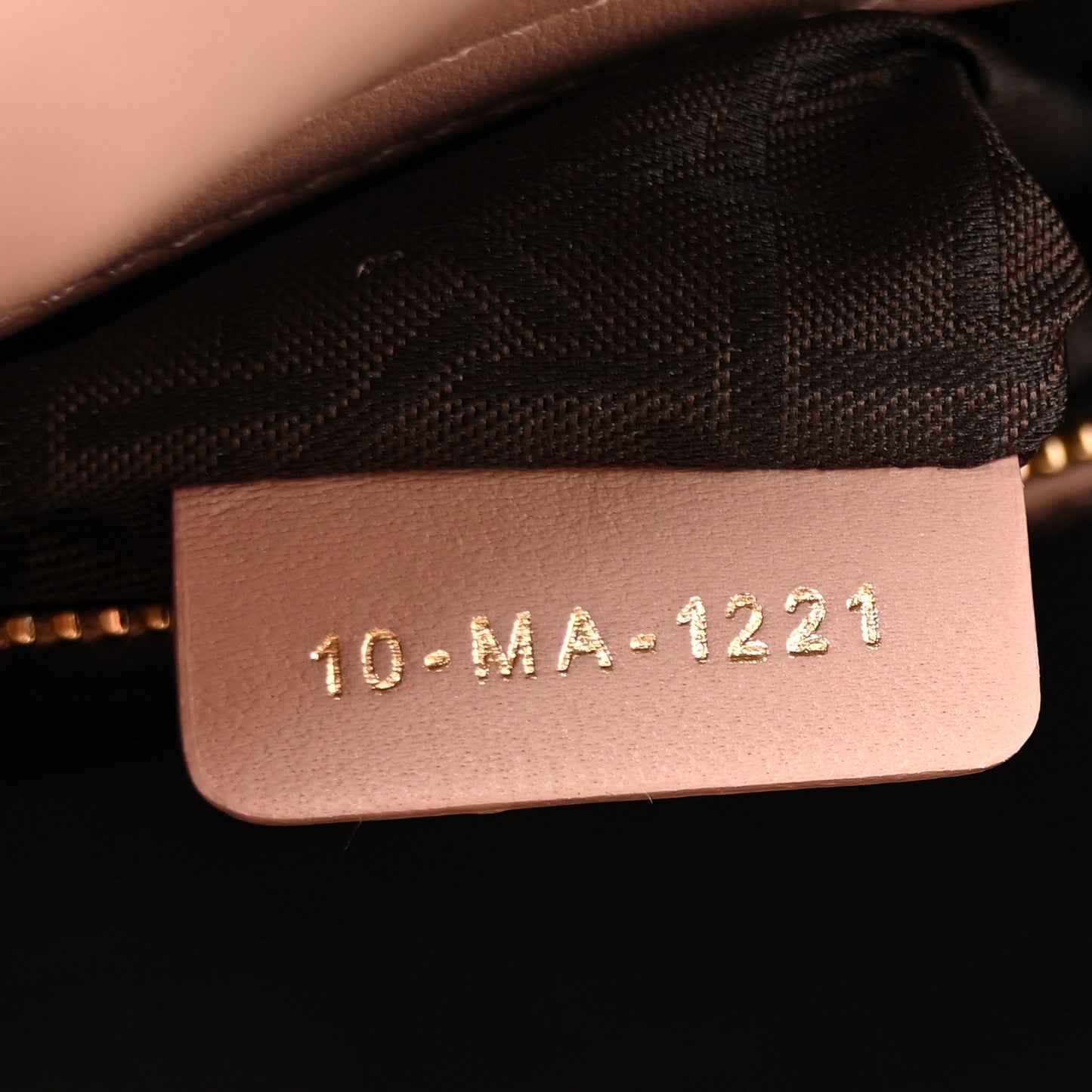 Lambskin Cannage Small My ABCDior Lady Dior Blush