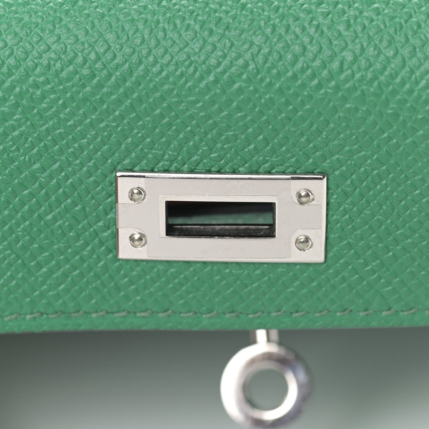Epsom Verso Mini Kelly Sellier 20 Cactus Paille