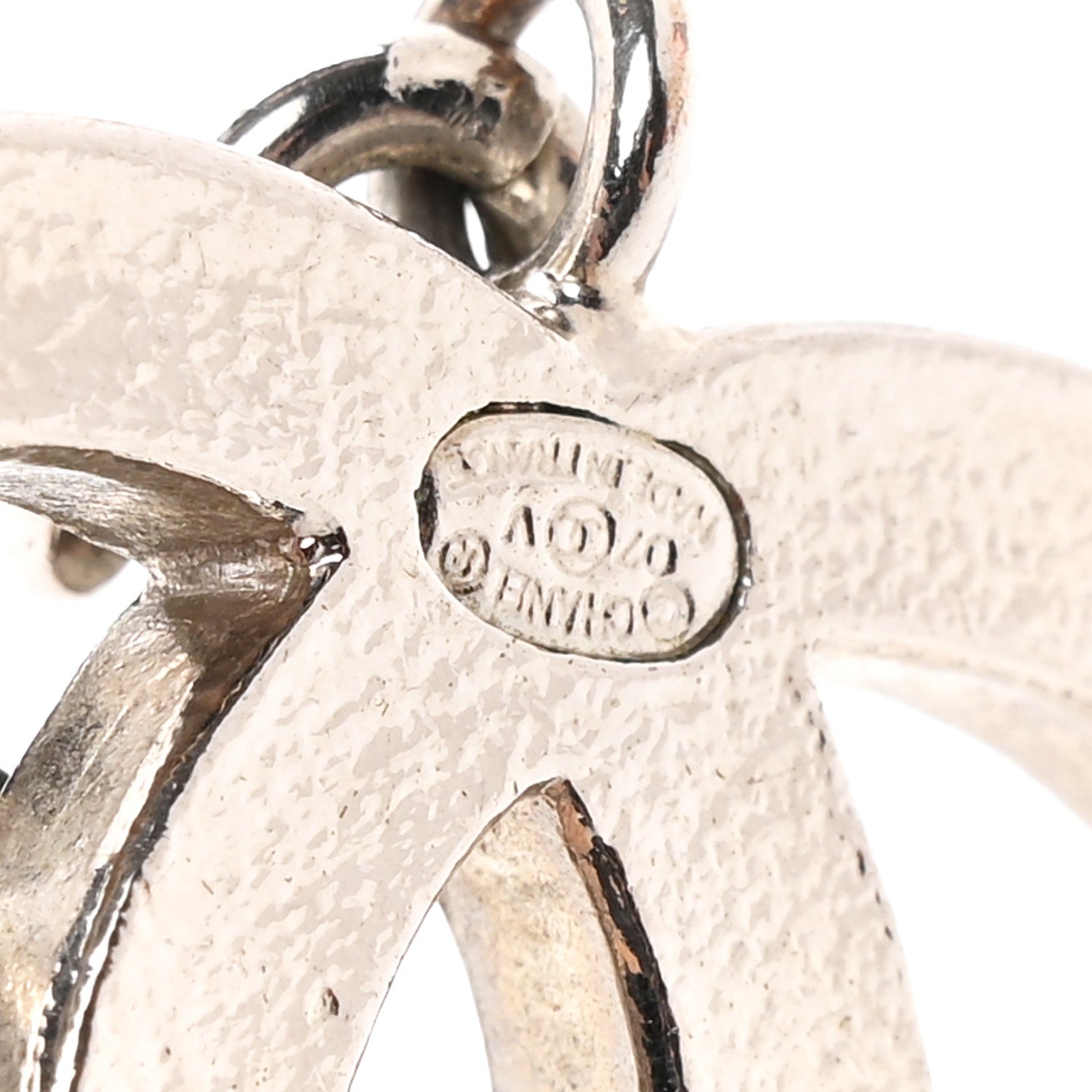 Chanel Enamel CC Chain Logo Belt Silver Black 3 of 4