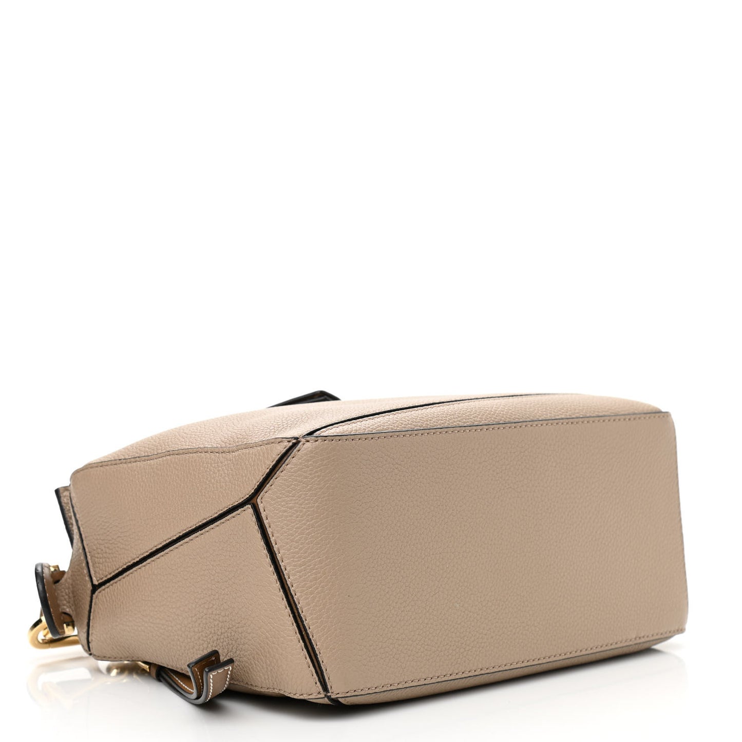 Grained Calfskin Small Puzzle Bag Sand Mink