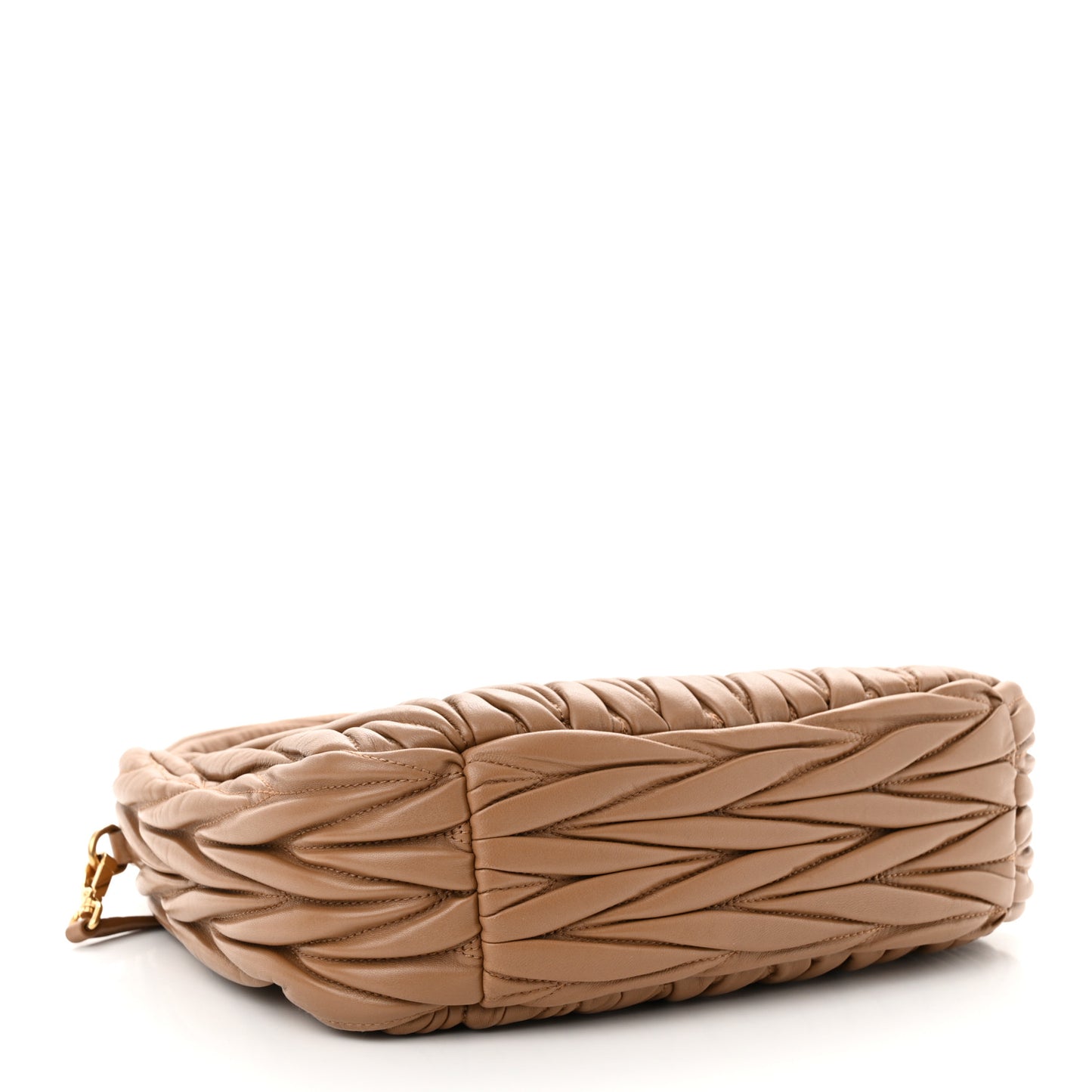 Nappa Matelasse Regular Wander Hobo Caramel