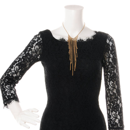 Chanel Waterfall Chain CC Long Strand Necklace Gold 2 of 5