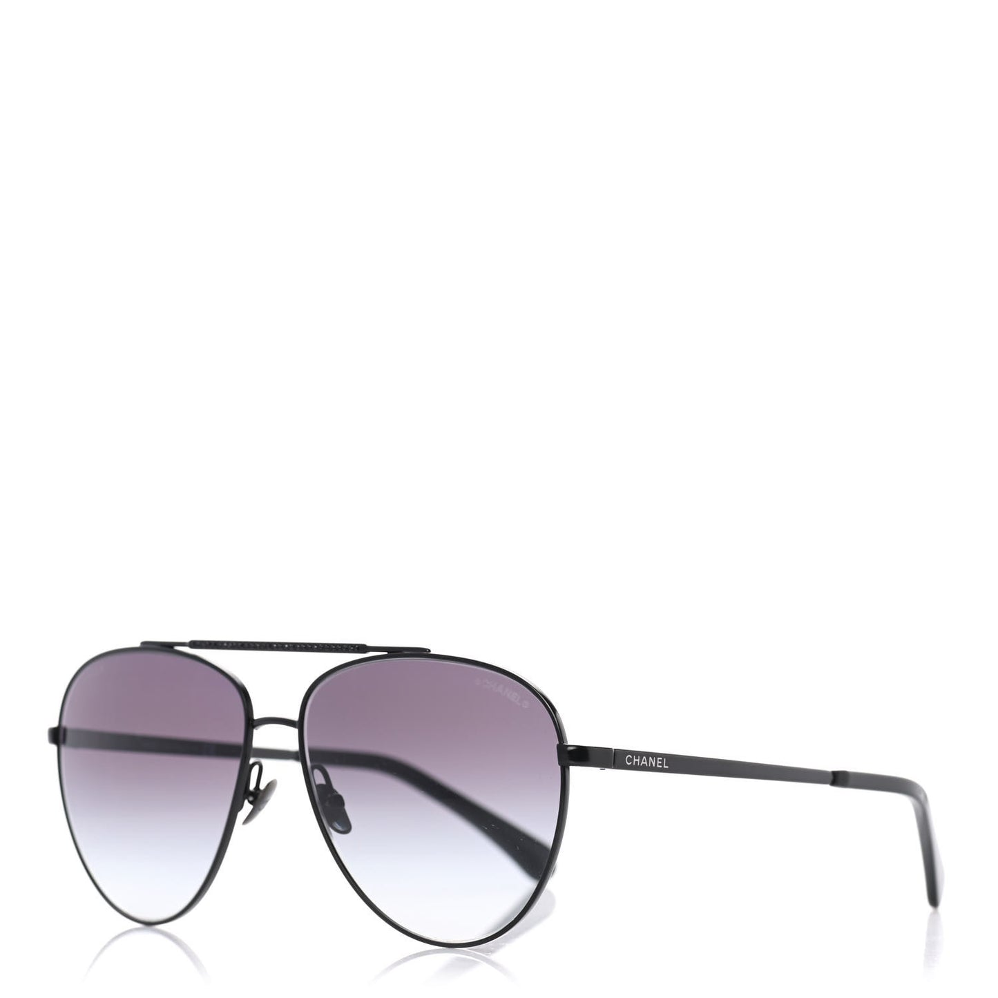 Aviator Metallic Pilot Sunglasses 4231 Black