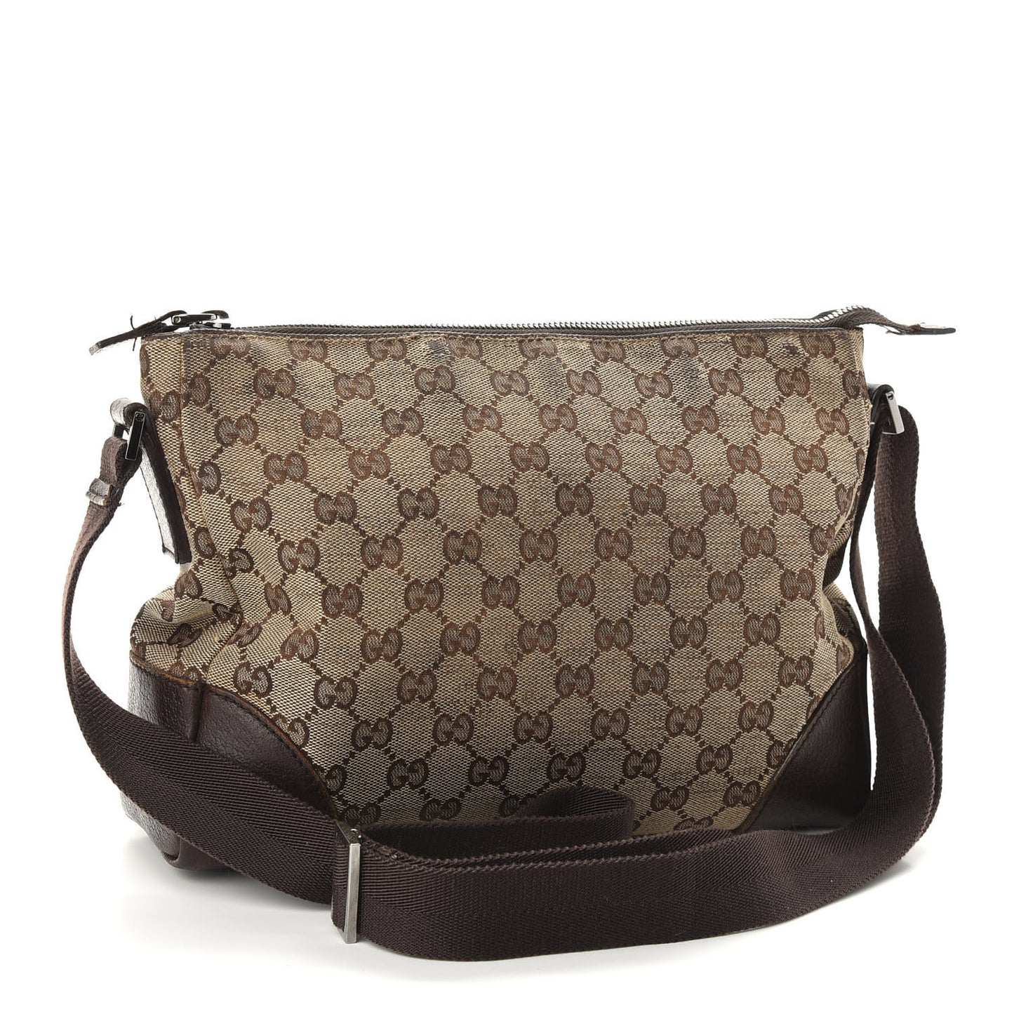 Monogram Joy Messenger Bag Dark Brown