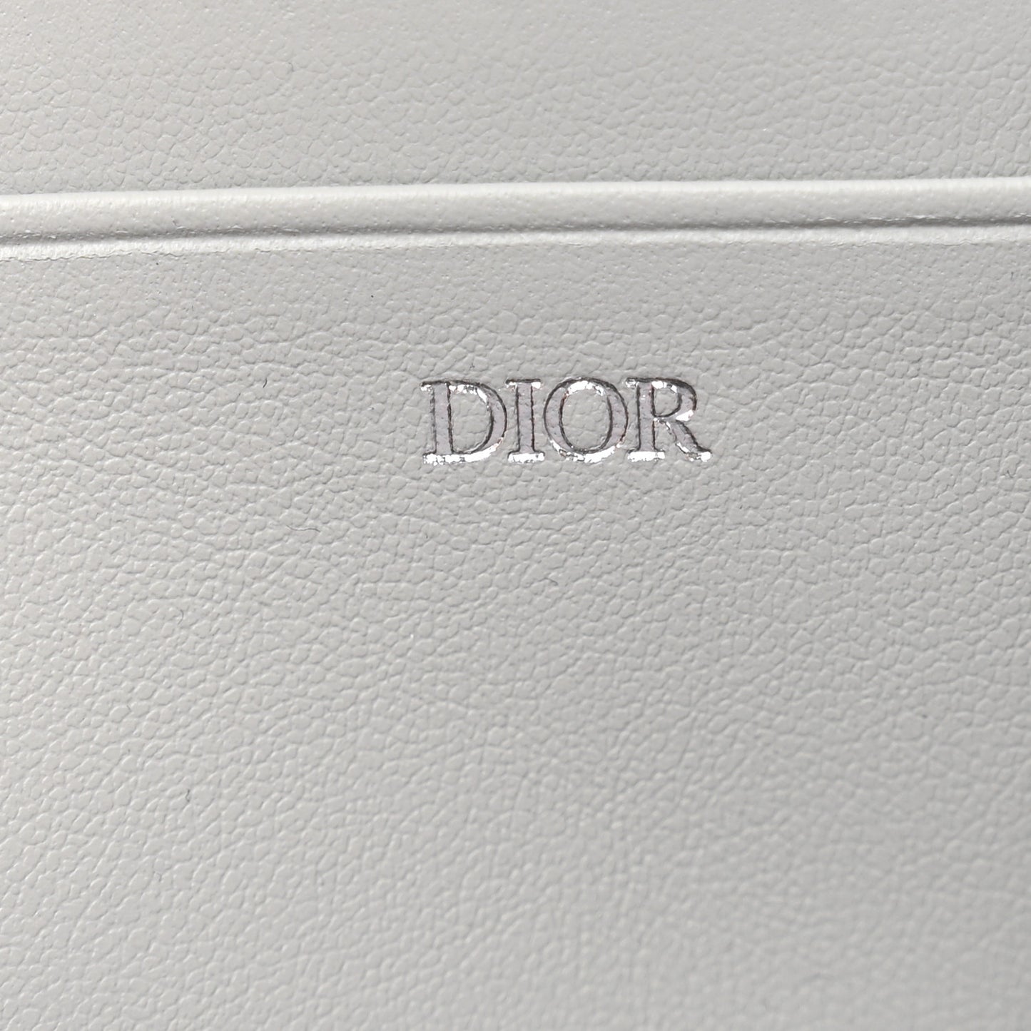 Coated Canvas CD Diamond Messenger Pouch Grey