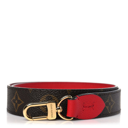 Louis Vuitton Calfskin Monogram Tournelle Shoulder Strap Red 1 of 4