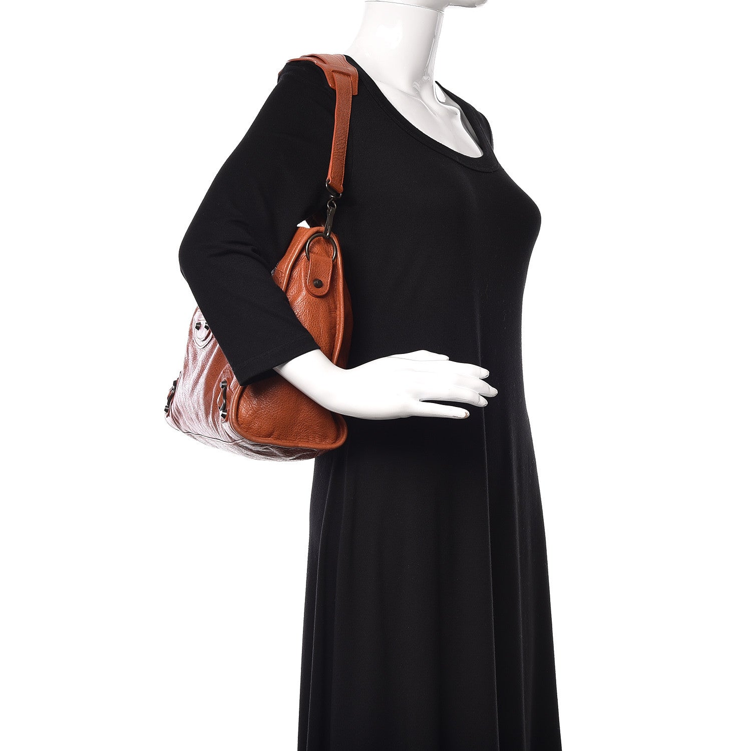 Balenciaga Agneau Classic Hardware City Orange Brulee 2 of 13