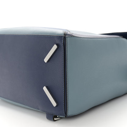 Loewe Calfskin Medium Puzzle Bag Marine Stone Steel Blue 10 of 11