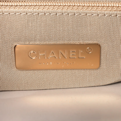 Chanel Lambskin Quilted Large Chanel 19 Flap Beige 8 of 9
