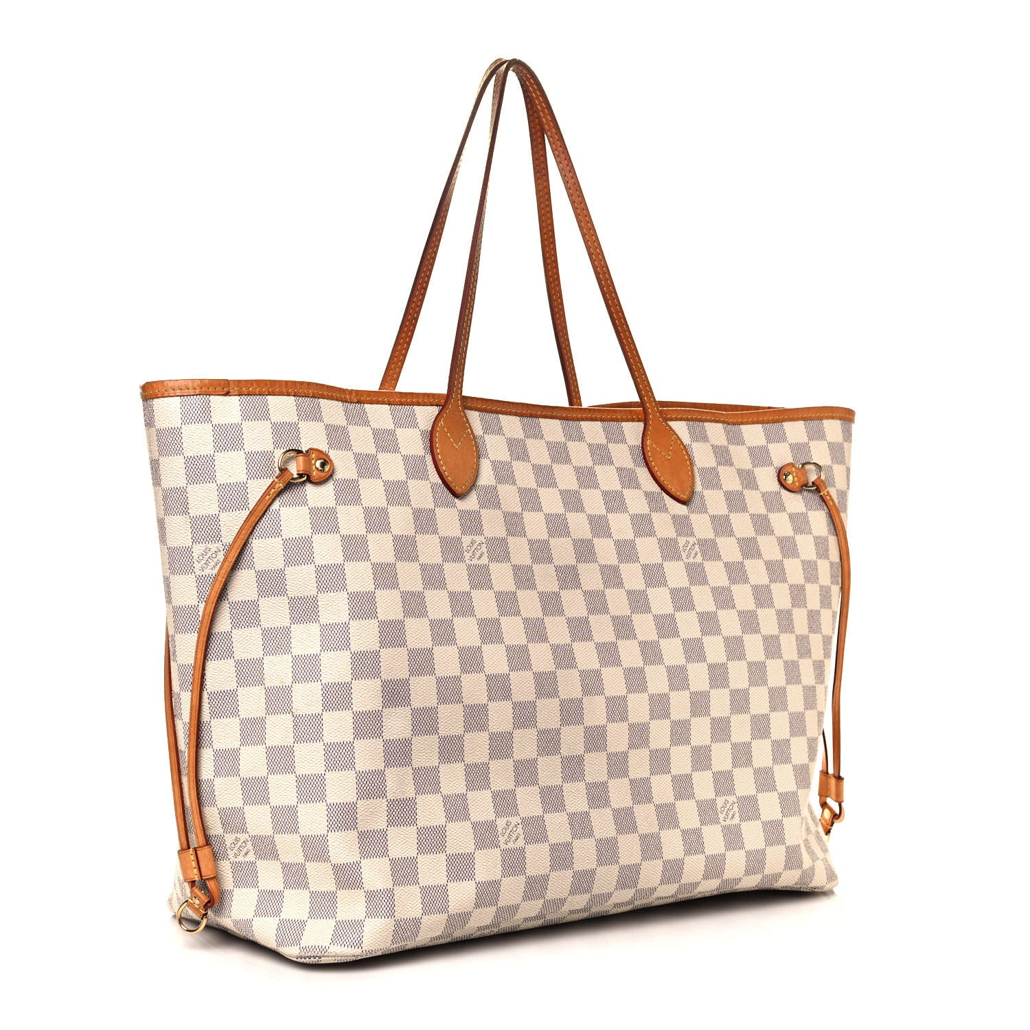 Louis Vuitton Damier Azur Neo Neverfull GM Rose Ballerine 4 of 18