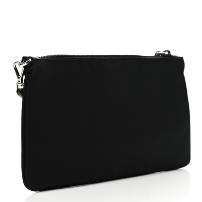 Prada Tessuto Nylon Saffiano Wristlet Black 3 of 8