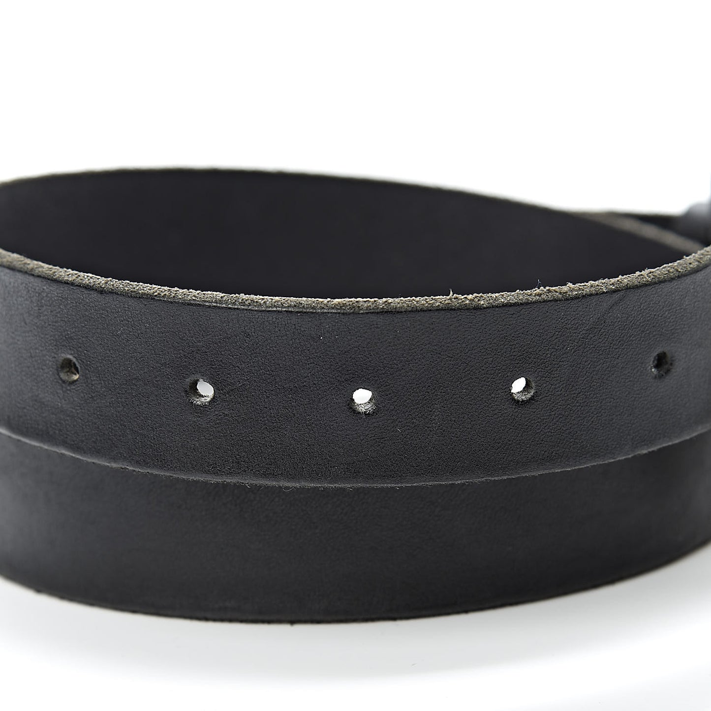 Cuoio Toscano Nickel Double G 30mm Belt 90 36 Black