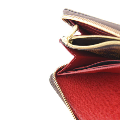 Louis Vuitton Damier Ebene Clemence Wallet Cherry 8 of 10