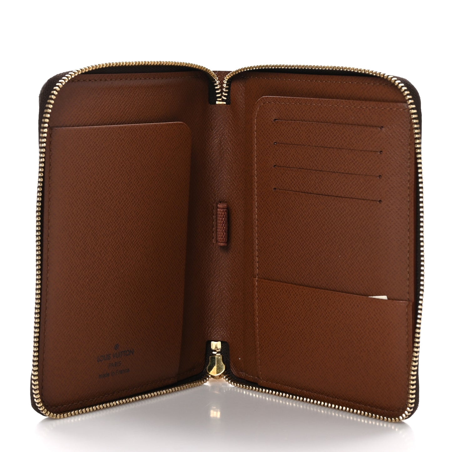 Monogram Zipped Passport Holder Wallet