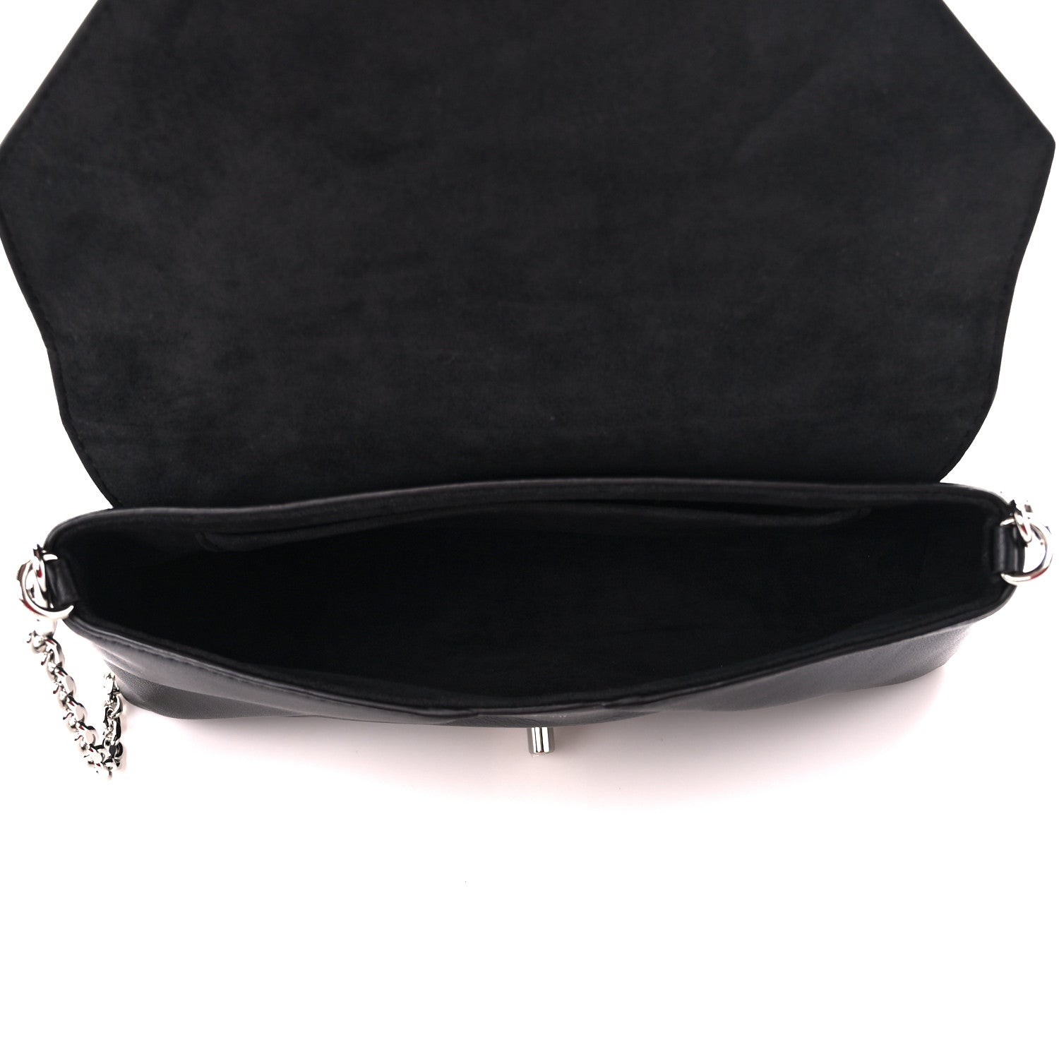 Louis Vuitton Calfskin Perforated Studded Love Note Black 5 of 10