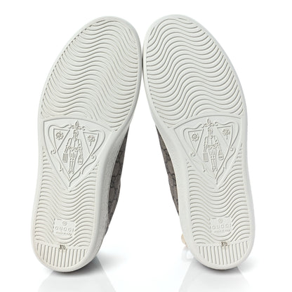 Gucci GG Supreme Monogram Fake/Not Mens Ace Sneakers 8.5 Beige New Shamarock Brown Sugar 6 of 10