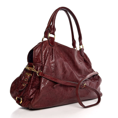 Miu Miu Nappa Medium Charm Satchel Ribes 4 of 19