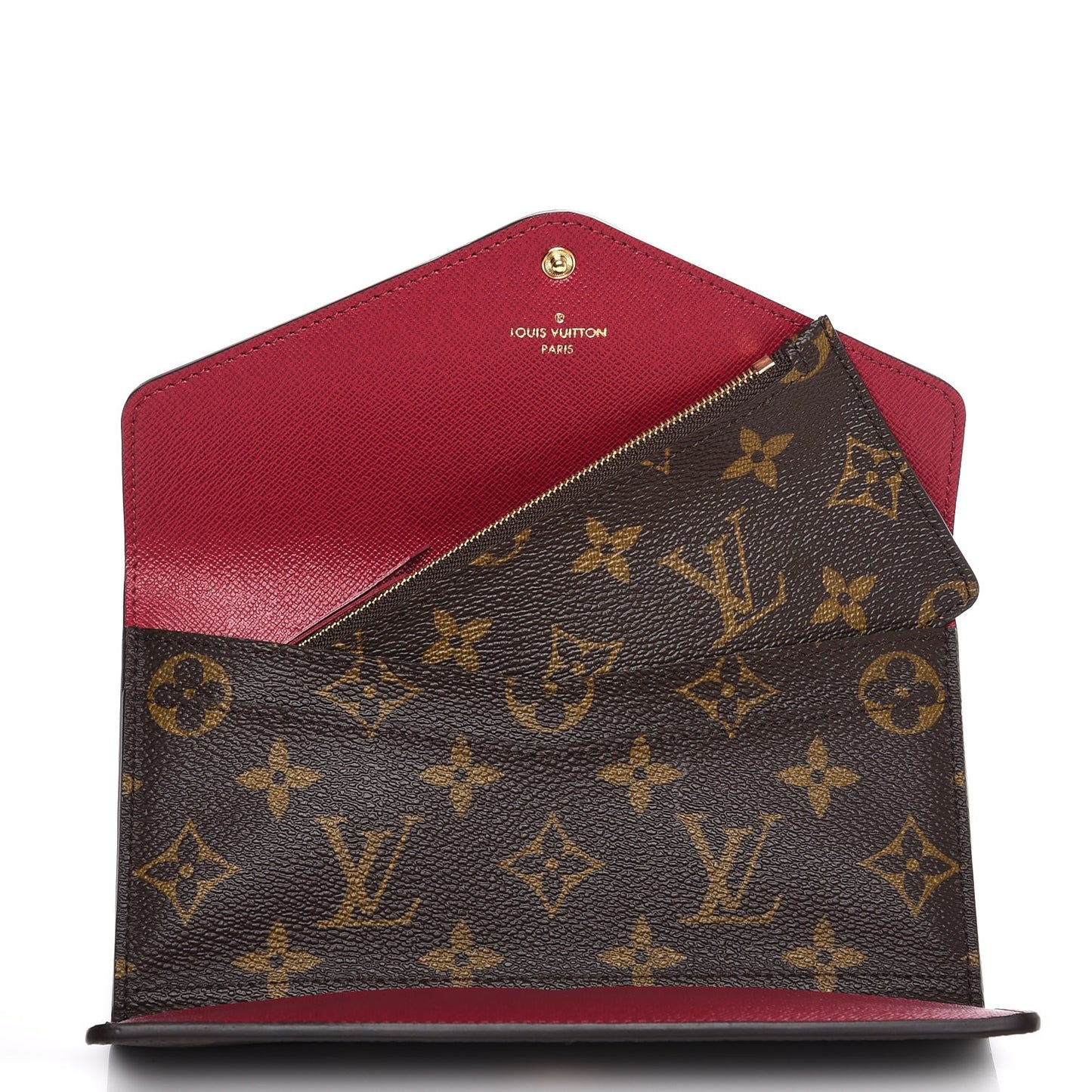 Monogram Josephine Wallet Fuchsia