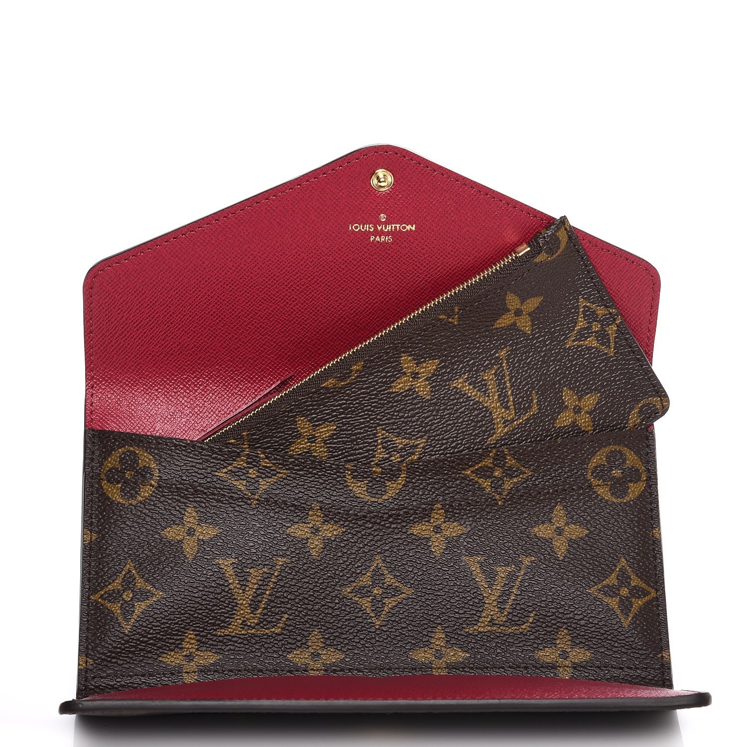 Louis Vuitton Monogram Josephine Wallet Fuchsia 7 of 7